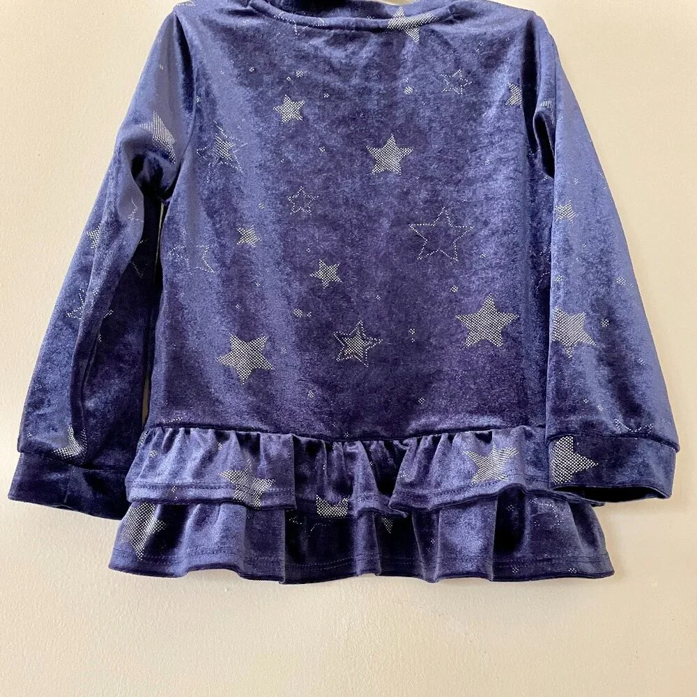 Gymboree Midnight Blue Toddlers Dress With Shinny Stars